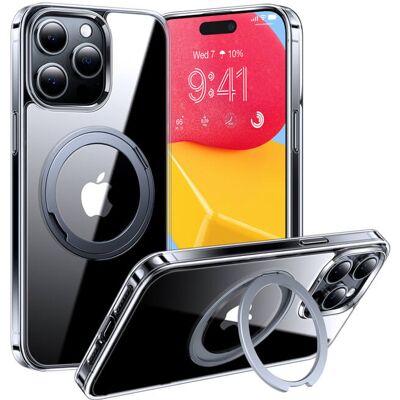 Θήκη Torras Ostand Pro MagSafe Kickstand Clear iPhone 15 Pro Max Θήκη Torras Ostand Pro MagSafe Kickstand Clear iPhone 15 Pro Max