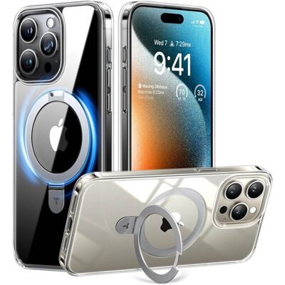 Θήκη Torras Ostand MagSafe Kickstand Clear iPhone 15 Pro Θήκη Torras Ostand MagSafe Kickstand Clear iPhone 15 Pro