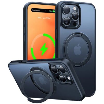 Θήκη Torras Ostand Pro MagSafe Kickstand Black iPhone 16 Pro Θήκη Torras Ostand Pro MagSafe Kickstand Black iPhone 16 Pro