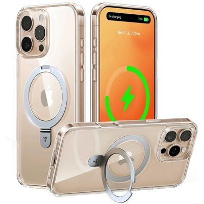 Θήκη Torras Ostand MagSafe Kickstand Clear iPhone 16 Pro Θήκη Torras Ostand MagSafe Kickstand Clear iPhone 16 Pro
