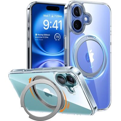 Θήκη Torras Ostand Pro MagSafe Kickstand Clear iPhone 16 Θήκη Torras Ostand Pro MagSafe Kickstand Clear iPhone 16