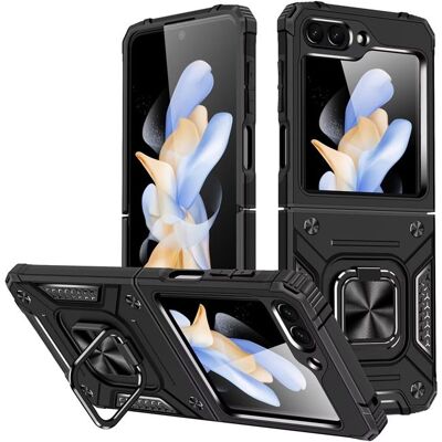 OEM Θήκη Armor Ringstand Black Samsung Galaxy Z Flip 6 OEM Θήκη Armor Ringstand Black Samsung Galaxy Z Flip 6