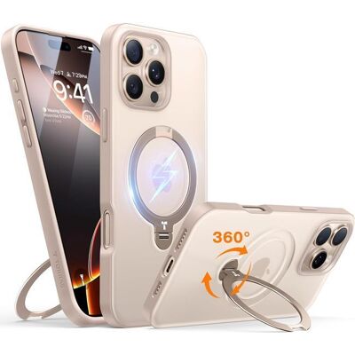 Θήκη Torras Ostand Spin MagSafe Kickstand Desert Gold iPhone 16 Pro Θήκη Torras Ostand Spin MagSafe Kickstand Desert Gold iPhone 16 Pro