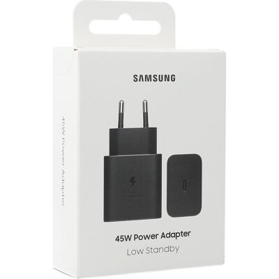 Samsung Fast Travel Charger GaN 45W USB-C Black Samsung Fast Travel Charger GaN 45W USB-C Black