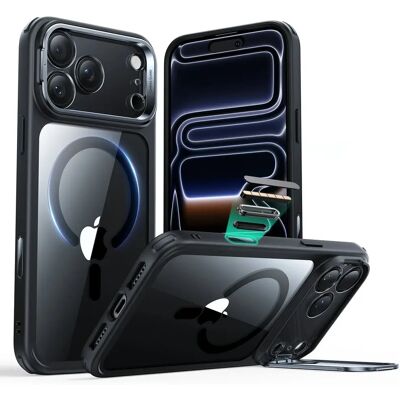 Θήκη ESR Classic Hybrid with Stash Stand (Camera Control Button) HaloLock MagSafe Clear Black iPhone 17 Pro Max Θήκη ESR Classic Hybrid with Stash Stand (Camera Control Button) HaloLock MagSafe Clear Black iPhone 17 Pro Max