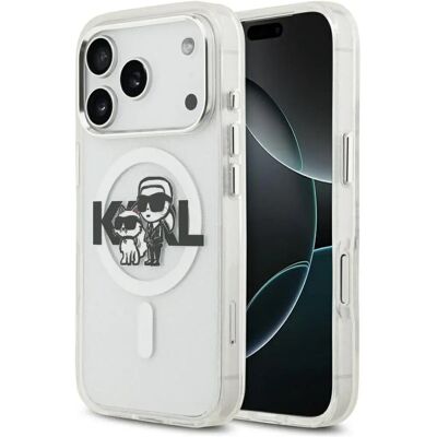 Θήκη Karl Lagerfeld IML Glitter Karl and Choupette MagSafe Clear iPhone 17 Pro Θήκη Karl Lagerfeld IML Glitter Karl and Choupette MagSafe Clear iPhone 17 Pro