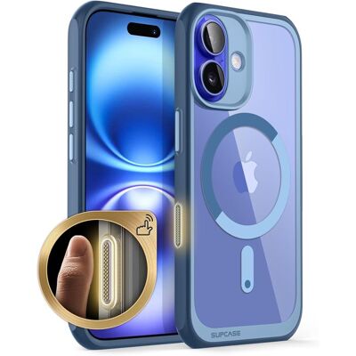 Θήκη Supcase Unicorn Beetle MAG Slim Clear Azure iPhone 16 Θήκη Supcase Unicorn Beetle MAG Slim Clear Azure iPhone 16