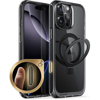 Θήκη Supcase Unicorn Beetle MAG Stand Slim Clear Black iPhone 16 Pro Θήκη Supcase Unicorn Beetle MAG Stand Slim Clear Black iPhone 16 Pro