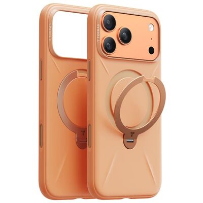 Θήκη Torras Ostand Spin Silicone MagSafe Energy Orange iPhone 17 Pro Θήκη Torras Ostand Spin Silicone MagSafe Energy Orange iPhone 17 Pro