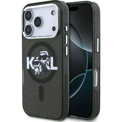 Θήκη Karl Lagerfeld IML Glitter Karl and Choupette MagSafe Black iPhone 17 Pro Θήκη Karl Lagerfeld IML Glitter Karl and Choupette MagSafe Black iPhone 17 Pro