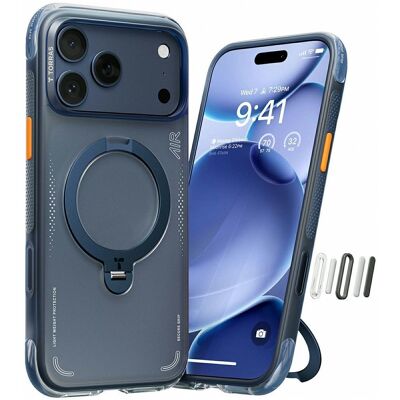 Θήκη Torras Ostand Spin Air MagSafe Kickstand Midnight Blue iPhone 17 Pro Max Θήκη Torras Ostand Spin Air MagSafe Kickstand Midnight Blue iPhone 17 Pro Max
