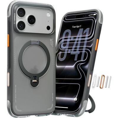 Θήκη Torras Ostand Spin Air MagSafe Kickstand Shadow Black iPhone 17 Pro Θήκη Torras Ostand Spin Air MagSafe Kickstand Shadow Black iPhone 17 Pro
