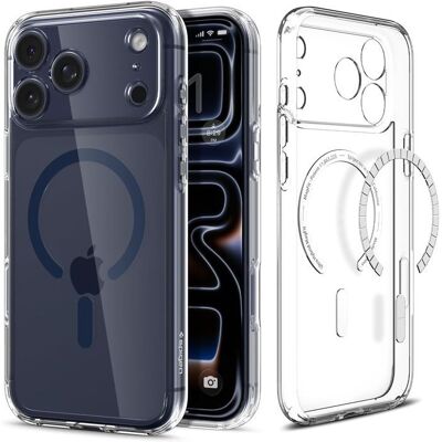 Θήκη Spigen Ultra Hybrid MagSafe Clear Deep Blue iPhone 17 Pro Θήκη Spigen Ultra Hybrid MagSafe Clear Deep Blue iPhone 17 Pro