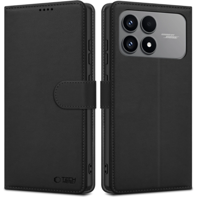 Θήκη Tech-Protect Wallet Black Poco F8 Pro 5G Θήκη Tech-Protect Wallet Black Poco F8 Pro 5G