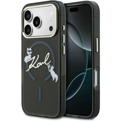 Θήκη Karl Lagerfeld IML Choupettes Karl Script Logo MagSafe Black iPhone 17 Pro Max Θήκη Karl Lagerfeld IML Choupettes Karl Script Logo MagSafe Black iPhone 17 Pro Max