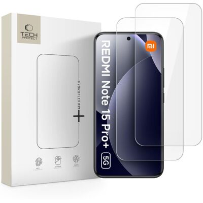 (2 Pack) Tech-Protect Hydroflex Fit+ Xiaomi Redmi Note 15 Pro+ 5G/Poco M8 Pro 5G (2 Pack) Tech-Protect Hydroflex Fit+ Xiaomi Redmi Note 15 Pro+ 5G/Poco M8 Pro 5G