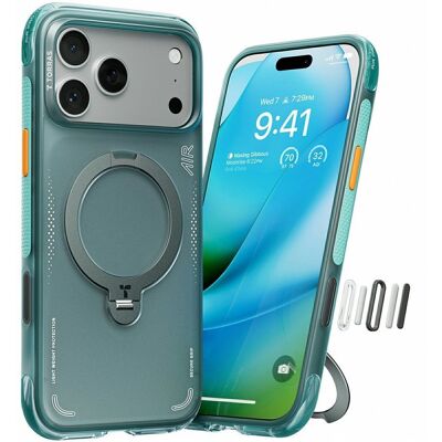 Θήκη Torras Ostand Spin Air Q3 MagSafe Kickstand Glacier Sprint iPhone 17 Pro Max Θήκη Torras Ostand Spin Air Q3 MagSafe Kickstand Glacier Sprint iPhone 17 Pro Max