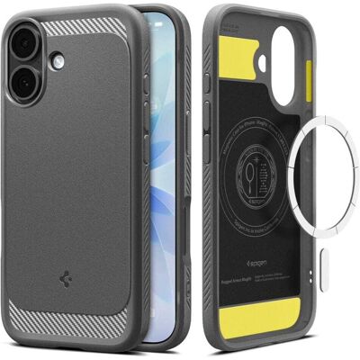 Θήκη Spigen Rugged Armor Magsafe Matte Black iPhone 17 Θήκη Spigen Rugged Armor Magsafe Matte Black iPhone 17