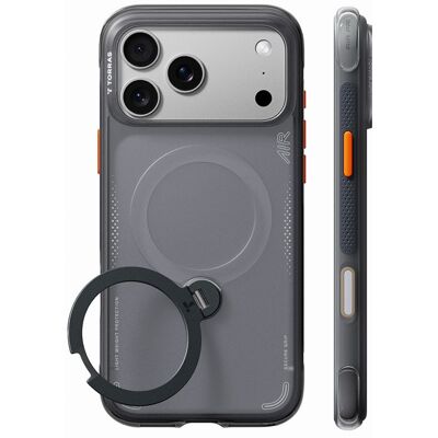 Θήκη Torras Ostand Spin Air Q3 MagSafe Kickstand Black iPhone 18 Pro/17 Pro Θήκη Torras Ostand Spin Air Q3 MagSafe Kickstand Black iPhone 18 Pro/17 Pro
