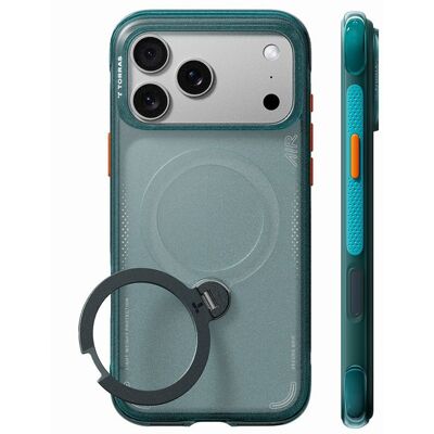Θήκη Torras Ostand Spin Air Q3 MagSafe Kickstand Green iPhone 18 Pro Max/17 Pro Max Θήκη Torras Ostand Spin Air Q3 MagSafe Kickstand Green iPhone 18 Pro Max/17 Pro Max