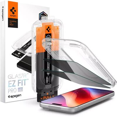 (2-Pack) Spigen GLAS.tR EZ Fit Pro Privacy Tempered Glass iPhone 18 Pro (2-Pack) Spigen GLAS.tR EZ Fit Pro Privacy Tempered Glass iPhone 18 Pro