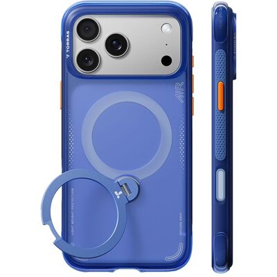 Θήκη Torras Ostand Spin Air Q3 MagSafe Kickstand Arctic Blue iPhone 18 Pro/17 Pro Θήκη Torras Ostand Spin Air Q3 MagSafe Kickstand Arctic Blue iPhone 18 Pro/17 Pro
