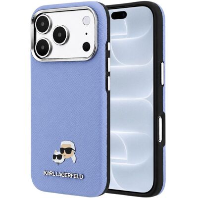 Θήκη Karl Lagerfeld Karl and Choupette Head Pins MagSafe Light Blue iPhone 18 Pro Max/iPhone 17 Pro Max Θήκη Karl Lagerfeld Karl and Choupette Head Pins MagSafe Light Blue iPhone 18 Pro Max/iPhone 17 Pro Max