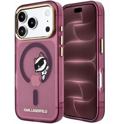 Θήκη Karl Lagerfeld IML Peekaboo Print Choupette MagSafe Burgundy iPhone 18 Pro Max/17 Pro Max Θήκη Karl Lagerfeld IML Peekaboo Print Choupette MagSafe Burgundy iPhone 18 Pro Max/17 Pro Max