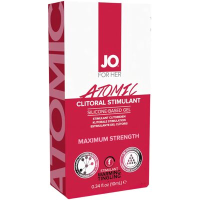System JO - ATOMIC - τζελ διέγερσης κλειτορίδας για γυναίκες (10 ml) System JO - ATOMIC - τζελ διέγερσης κλειτορίδας για γυναίκες (10 ml)