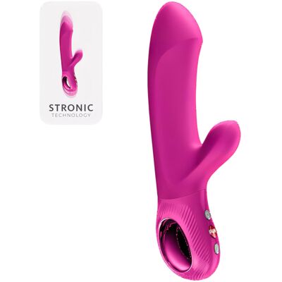 Fun Factory Bi Stronic Embrace - δονητής με ωθητική λειτουργία και κλειτοριδικό βραχίονα (ροζ) Fun Factory Bi Stronic Embrace - δονητής με ωθητική λειτουργία και κλειτοριδικό βραχίονα (ροζ)
