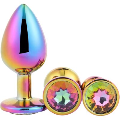 Dream Toys Dreamtoys Gleaming Love - σετ πρωκτικών plug με πολύτιμους λίθους (πολύχρωμο) Dream Toys Dreamtoys Gleaming Love - σετ πρωκτικών plug με πολύτιμους λίθους (πολύχρωμο)