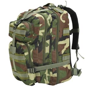 vidaXL terepmintás katonai hátizsák 50 L