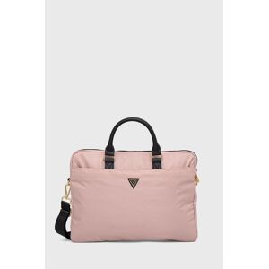Guess laptop táska Torba 16 rózsaszín Univerzális méret rózsaszín female