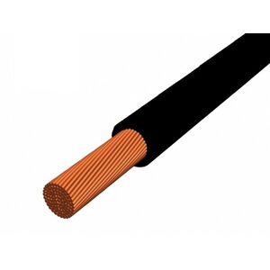 MKH (H07V-K) 1x2,5 mm2 fekete sodrott réz PVC szigetelésű 450/750V vezeték
