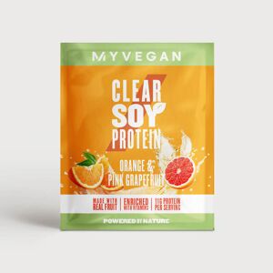Myvegan Clear Soy Protein - 17g - Orange and Pink Grapefruit