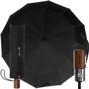 Malatec Összecsukható esernyő fekete színben