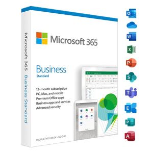 Microsoft Office 365 Business Standard (5 eszköz / 1 év) (Digitális kulcs)