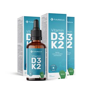 FutuNatura 3x D3 + K2-vitamin – cseppekben, összesen 150 ml