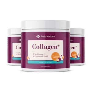 FutuNatura 3x Kollagén + C-vitamin + hialuronsav, összesen 750 g