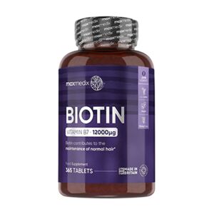 Maxmedix Biotin 12000 µg, 365 tabletta