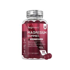 WeightWorld Magnézium 125 mg - gumicukor, 90 gumicukor