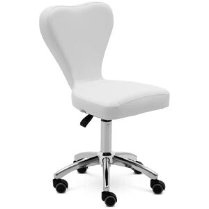 physa Gurulós szék háttámlával - 49–63 cm - 150 kg - fehér PULLY WHITE