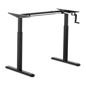 Fromm & Starck Állítható magasságú asztal keret - manuális - 70 kg - fekete STAR_ATFM_01