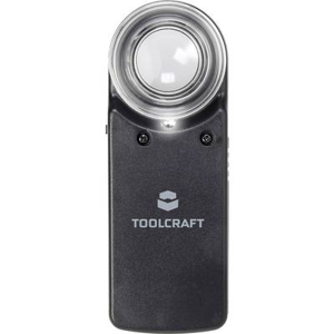 TOOLCRAFT LED-es zseb nagyító, 15-szörös, 15 x 20 mm, Toolcraft 1303080 (1303080) - Nagyítók