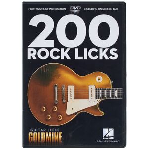 Hal Leonard 200 Rock Licks-Guitar Licks DVD