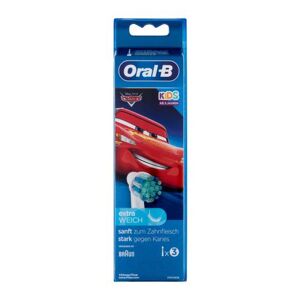 Oral-B Kids Brush Heads Cars 3 db fogkefe gyermekeknek