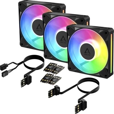 Arctic BioniX P12 A-RGB 3-Pack, Black Arctic BioniX P12 A-RGB 3-Pack, Black