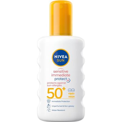 NIVEA SUN Ultra Sensitive Immediate Protection Spray SPF50+, 200 ml NIVEA SUN Ultra Sensitive Immediate Protection Spray SPF50+, 200 ml