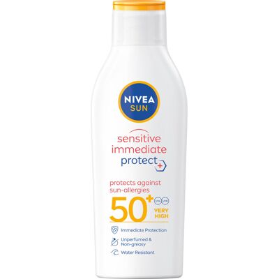 NIVEA SUN Sensitive SPF 50+ Napvédő tej - Napvédő tej NIVEA SUN Sensitive SPF 50+ Napvédő tej - Napvédő tej