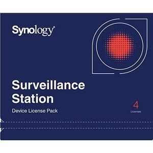 Synology NAS 4 Surveillance Station szoftverlicenc további IP kamerához